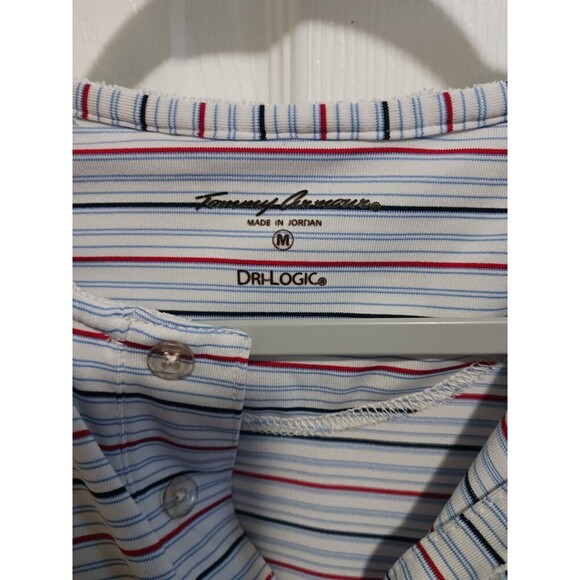 Tommy Armour Mens Dri-Logic Golf Short Sleeve Polo No Collar Shirts Med Lot Of 2 - Picture 4 of 9